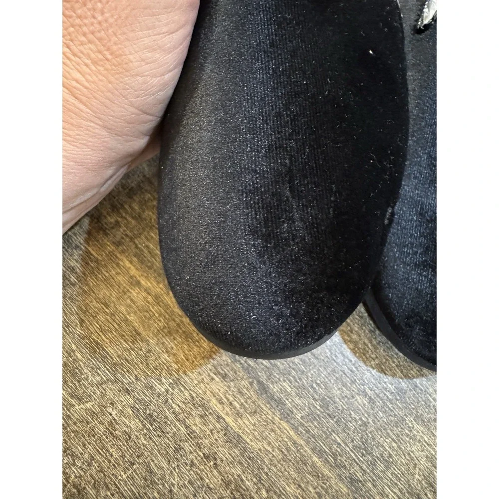 mens dress shoes black velvet victorio russo style vr161287L size 8 Loafer‎